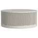 Tulane White Round Occassional Table Set