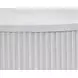 Tulane White 42" Round Coffee Table