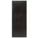 Willow Lane Ebony Black Open Bookcase with 2 Doors