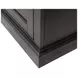 Willow Lane Ebony Black 84" TV Stand with Fireplace and LED