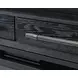 Willow Lane Ebony Black 84" TV Stand with Fireplace and LED