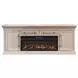 Willow Lane Natural Oak 84" TV Stand with Fireplace and LED