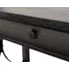 Willow Lane Ebony Black 60" Writing Desk with USB Charging