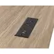 Willow Lane Natural Oak 60" Writing Desk with USB Charging