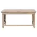 Willow Lane Natural Oak 60" Writing Desk with USB Charging