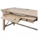 Willow Lane Natural Oak 60" Writing Desk with USB Charging