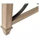 Willow Lane Natural Oak 60" Writing Desk with USB Charging