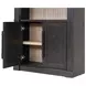 Willow Lane Black 2 Piece Tall Bookcase with Ladder