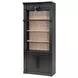 Willow Lane Black 2 Piece Tall Bookcase with Ladder