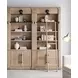 Willow Lane Brown 2 Piece Tall Bookcase with Ladder
