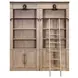 Willow Lane Brown 2 Piece Tall Bookcase with Ladder
