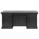 Willow Lane Ebony Black 68" Executive Desk