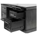 Willow Lane Ebony Black 68" Executive Desk