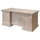 Willow Lane Natural Oak 68" Executive Desk
