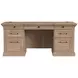 Willow Lane Natural Oak 68" Executive Desk