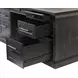 Willow Lane Ebony Black 68" Credenza with USB Charging