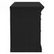 Willow Lane Ebony Black 68" Credenza with USB Charging