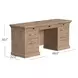 Willow Lane Natural Oak 68" Credenza with USB Charging