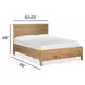 Brookstone Rustic Caramel Queen Panel Bed