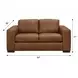 Inglewood Vintage Brown Derby Leather 64" Loveseat