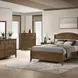 Andover Walnut Queen Arched Panel Bed