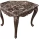 Constantine Cherry Rectangular Marble Top Occasional Table Set