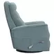 Dualis Snazzy Blue Manual Swivel Glider Recliner