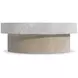 Pincio Millstone and Trevin Round Faux Stone Top Cocktail Table