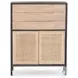 Sydney Black Wash Mango Tall 3 Drawer Dresser