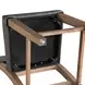 Aubrey Brown and Gray Counter Height Chair Set of 2