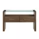 Garland Toffee Rectangular Glass Top Sofa Table