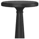 Atrium Black Round Spot Accent Table