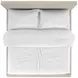 Portico Cuddle Natural and Sienna King Upholstered Panel Bed
