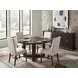 Driftwood Burnt Timber Round Dining Room Set