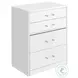 Aurora Glossy White Vanity With Stool With LED Light