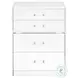 Aurora Glossy White Vanity With Stool With LED Light