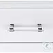 Aurora Glossy White Vanity With Stool With LED Light