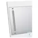 Aurora Glossy White Vanity With Stool With LED Light