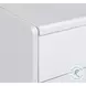 Aurora Glossy White Vanity With Stool With LED Light