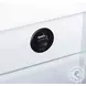 Aurora Glossy White Vanity With Stool With LED Light