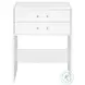 Aurora Glossy White Vanity With Stool With LED Light