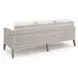 Carezza Taupe and Natural Upholstered 5 Piece Conversation Set