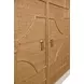 Isabel White and Brown 2 Door Accent Cabinet