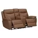 Veracruz Vintage Tan Leather Zero Gravity Dual Power Reclining Living Room Set with USB Charging