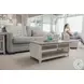 Island Haven Dapple Grey and Blanc Rectangular Coffee Table