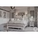 Island Haven Dapple Grey and Blanc King Panel Bed