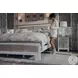 Island Haven Dapple Grey and Blanc King Panel Bed