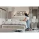 Island Haven Dapple Grey and Blanc King Panel Bed