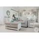 Island Haven Dapple Grey and Blanc Rectangular Coffee Table