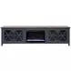 Ithaca Blue and Bourbon 96" TV Stand with Fireplace